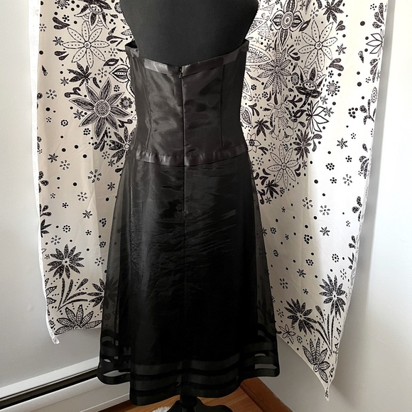 Dessy Collection Black Dress SZ 12 - Picture 4 of 6